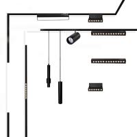 Nueva Lámpara De Techo LED Magnética Con Control Remoto Dimmer 48V Riel De Iluminación Sin Fuente Principal Proyector Moderno - details 2