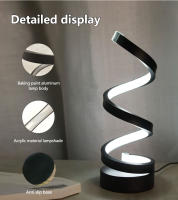 Lámpara De Mesa LED De Forma Espiral RGB Blanca Dimmerable Con Control Por USB 5V Para Decoración De Habitación Y Despacho - details 18