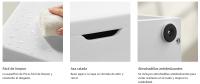 VASAGLE Banco Zapatero con Cojín, Banco de Almacenamiento, 3 Compartimentos, Almacenamiento Oculto, Estantes, para Sala de Estar, Pasillo, Dormitorio, Carga de 150 kg, Blanco/Marrón Rústico - details 2