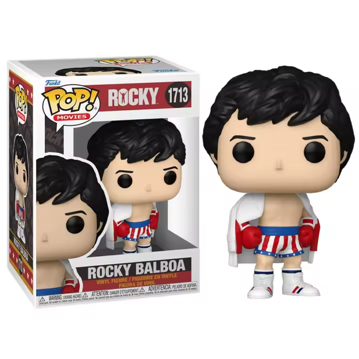 FUNKO POP! ROCKY III - ROCKY BALBOA CON BATA, 83548, Nº1713, TIENDA CON LICENCIA OFICIAL - 1