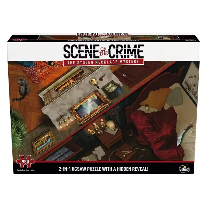 Puzzle escena del crimen modelo El misterio del collar robado - 1