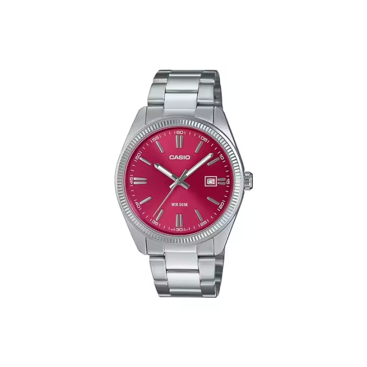 Reloj Casio Collection Acero Color Rojo Mtp-1302pd-4avef - 1