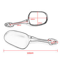 Par De Espejos Retrovisores Para Motocicleta Negro Adecuado Para Honda CBR600RR 2003-2007 Y CBR1000RR 2004-2007 Accesorios De Lado De Metal Y Plástico - details 1