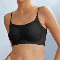 Sujetador Invisible Para Mujer De Verano 2023 Sujetador De Algodón De Seda Ultrafino Sin Costuras Con Almohadillas Push up Transpirable Para Yoga Y Deporte - details 15