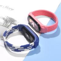 Correa De Pulsera Para Xiaomi Mi Band 6 Nylon Braided Solo Loop Miband4 Miband5 Wristband Compatible Con Mi Band 3 5 6 7 - details 10