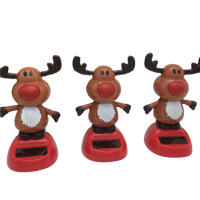 Nueva Llegada Adorno De Navidad Para Coche Muñeca Bobo Solar Creativa Decoración De Interiores Suministro Para Coche Adorno De Modelado De Navidad - details 9