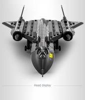 Modelo De Avión SR-71 Blackbird Juguete De Combate Espacial Para Niños Set De Bloques De Construcción DIY 183 Piezas - details 5