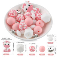 Nuevos Bolas De Silicona De Vaca Yak Para Creación De Joyería Kit De Bolas Redondas Y Lentiles Para Pulseras Llaveros Collares Accesorios DIY - details 9