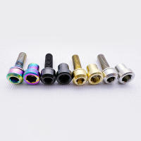 Tornillos De Aluminio De Titanio TC4 M5x18mm Para Manillar De Bicicleta Con Placa KRSEC Tornillo De Subida Para MTB Y Bicicleta De Carretera - details 6