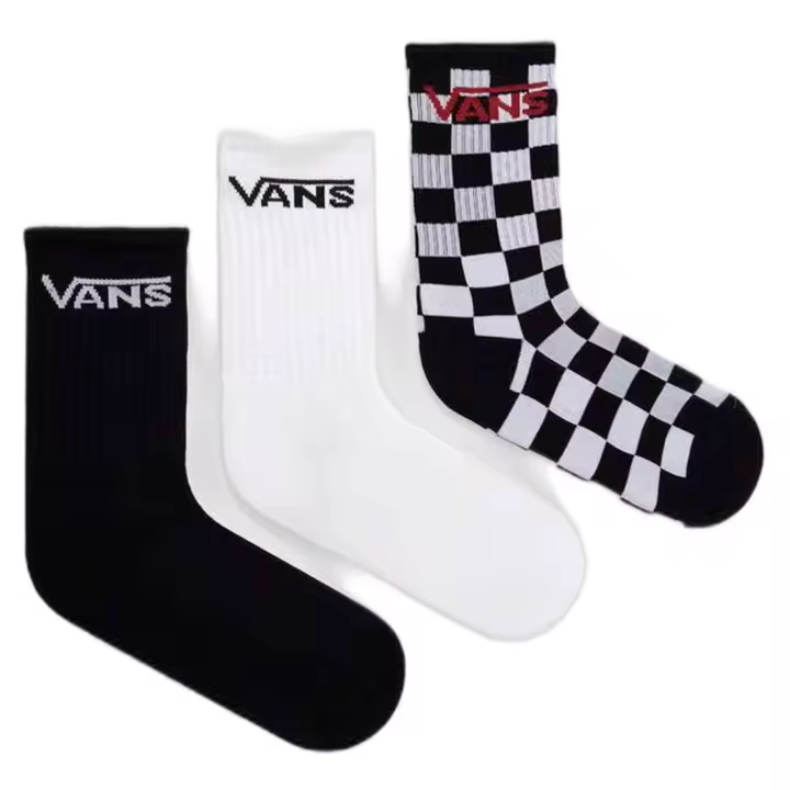 Calcetines Vans Pack 3 para niños unisex en color multicolor - 1