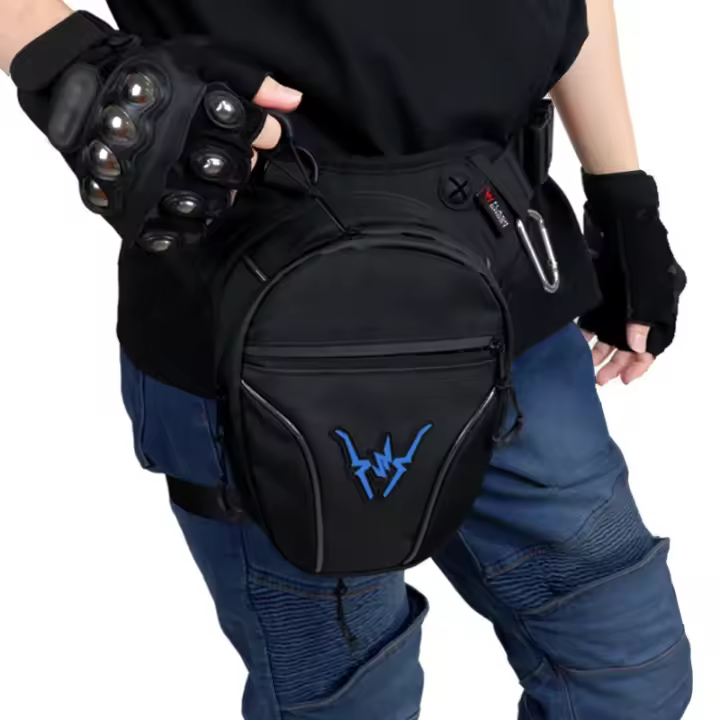Bolsa De Pierna Impermeable Para Motocicleta Universal Bolsa Lateral Deportiva Para Yamaha Suzuki Correa De Cadera Para Ciclismo Y Carreras - 1