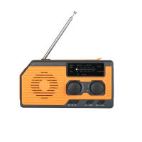 Radio Portátil De Mano Con Crank Solar Y USB 5000mAh LED De Emergencia Flashlight  AM/FM/WB NOAA Weather Radio Para Exteriores - details 8