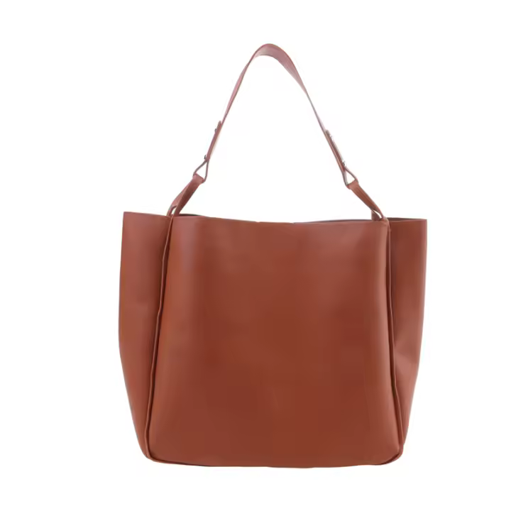 Bolso De Hombro PU Grande Para Mujer Bolso De Capacidad Alta Bolsa De La Mujer Para Todas Las Occasiones Bolsa De Compras Casual - 1