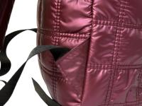 Mochila informal para mujer.MEJORADA.Material de plumón,Impermeable,Color sólido metalizado brillante con gran capaciada - details 8