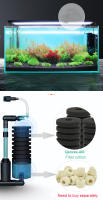 Filtro De Agua Eléctrico Qanvee Con Esponja Y Purificador USB Para Acuario Equipamiento De Filtro Biológico Con Oxígeno Para Peces - details 1