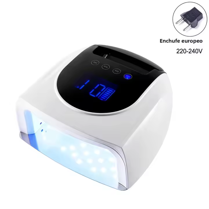 Lámpara De Uñas Portátil 96W LED UV Magnética Desmontable Y Sin Cable Para Secado De Esmalte De Gel Máquina De Manicura - 1