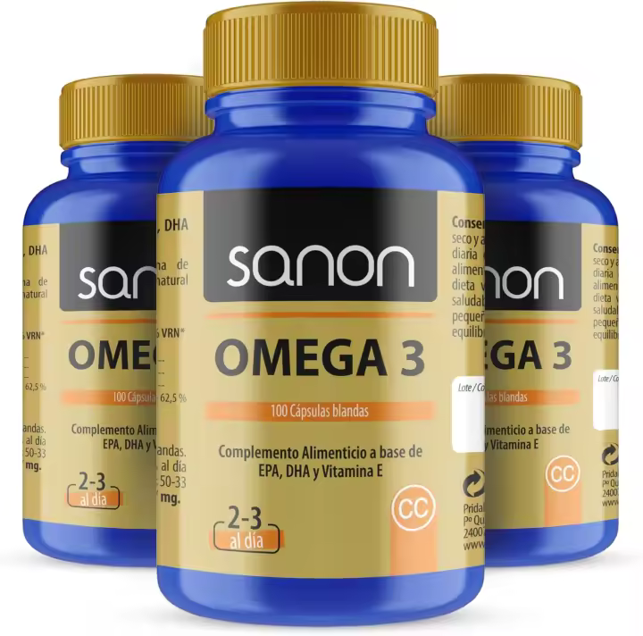 Sanon Omega 3- Complemento Alimenticio 100 capsulas blandas - 1