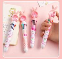 4pcs Rotulador De Punto De Sello 0.5mm De Colores Kawaii Para Niñas Con Orejas De Conejo Rosa Estudiantes Suministros Escolares Y De Oficina Coreanas De Estación De Trabajo - details 6
