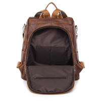 Mochila 3 en 1 para mujer, bolso de hombro femenino, Vintage, de cuero suave, Mochila de viaje de lujo para niña - details 26
