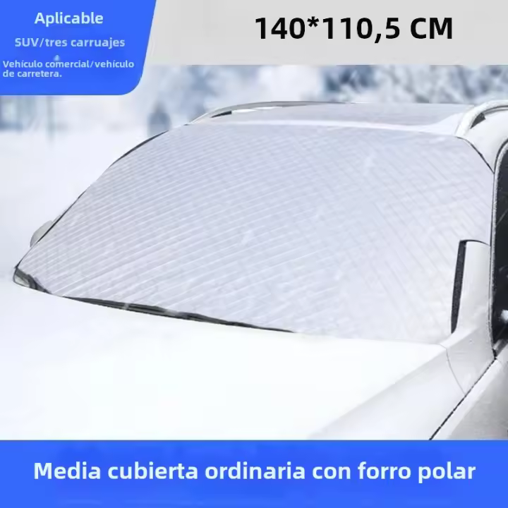 Cubierta De Parabrisas Para Coche Impermeable Protector Solar Magnético Cubierta Frontal De Ventilación Automóvil - 1
