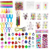 Juego De Joyería Arcoíris Tejido En Tres Capas Para Crear Pulseras Collares Accesorios Para Cabello Y Fundas De Móvil Kit De Manualidades Para Niñas - details 3