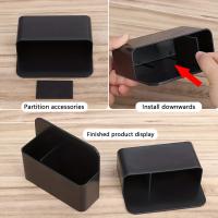 Porta Rotuladores Y Plástico Mini Tablero Magnético Blanco Negro Almacenamiento Multifuncional De Lápices Y Cera Estación De Oficina - details 6