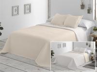 Colcha MULTI Lisa para Cama 90/105/135/150, 100% Microfibra Extra Suave, Biti Reversible, Cubrecama Fina, Primavera Verano Entretiempo, Incluye Funda de Cojín - details 0