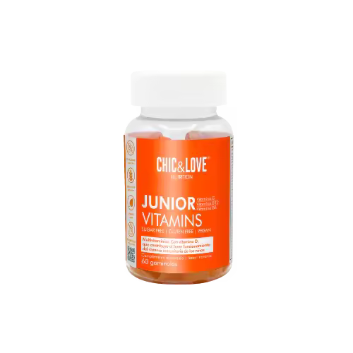 Chic & Love Wellness Gummies Junior 60 U con Vitaminas  D, B12 Y B6 - 1