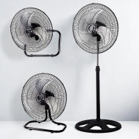 Ventilador de Pie de Metal Negro con Estilo Industrial y Varias Formas, Ventilador de pie de 18 pulgadas, ventilador trifuncional (ventilador de pie, ventilador colgante y ventilador integrable en algunos casos), ventilador vertical, ventilador colgante d - details 5
