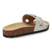 PuntoSalao Sandalias planas plateadas cómodas elegantes para mujer VR5-1756 - details 2