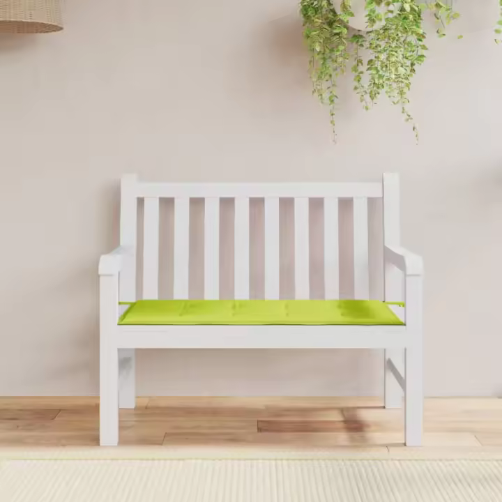 Tela Oxford de Banco de Jardín Claro 100x50x3 cm - 1