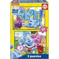 Puzzle 2x20 Blue Educa 19399 - details 2