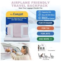 Hand Luggage Backpack for Ryanair 40x20x25 Cabin Bag, 45x36x20 Lightweight Aeroplane Carry-Ons Travel Backpack - details 1