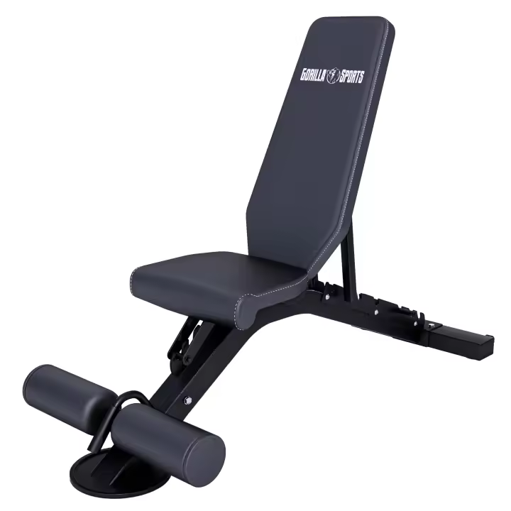 Gorilla Sports Banco de Pesas para entrenamiento de Fuerza  - Ajuste Personalizado - 1