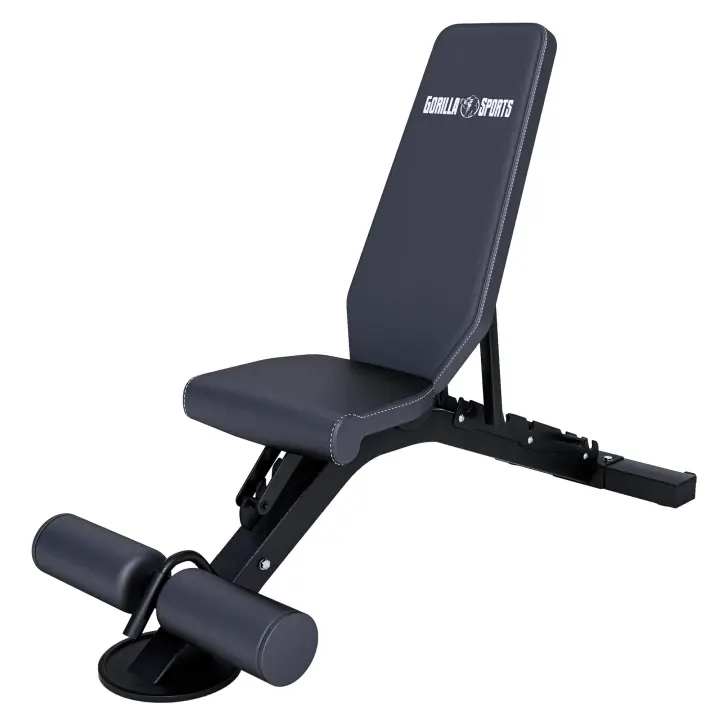 Gorilla Sports Banco de Pesas para entrenamiento de Fuerza  - Ajuste Personalizado - 1