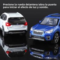 Modelo De Coche De Escala Subaru Forester SUV De 1:30 En Aleación De Metal Con Sonido Y Luz Vehículos Off-road Para Niños Regalos - details 5