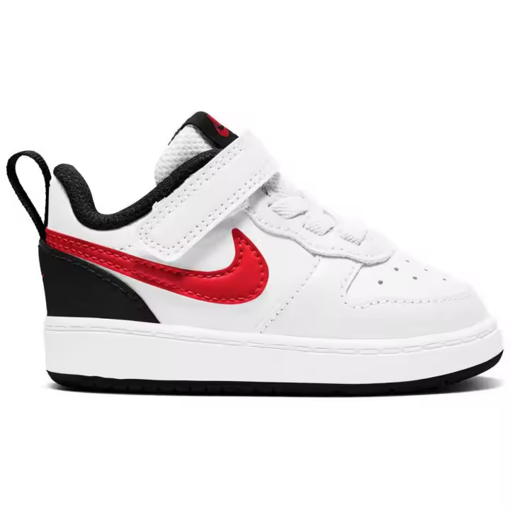Zapatillas Nike Court Borough Low 2 Blanco Roj Tdv Bq5453-110 - 1