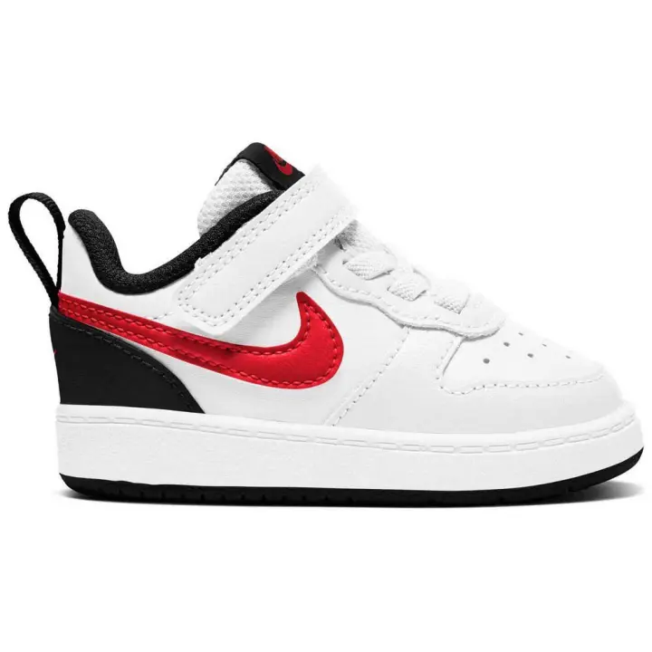 Zapatillas Nike Court Borough Low 2 Blanco Roj Tdv Bq5453-110 - 1