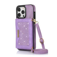 Funda De Cuero Brillante Para iPhone 14 15 16 pro 16E XR XS 11 12 13 pro Max 7 8 plus SE Con Bloqueador RFID Y Porta Tarjetas - details 11