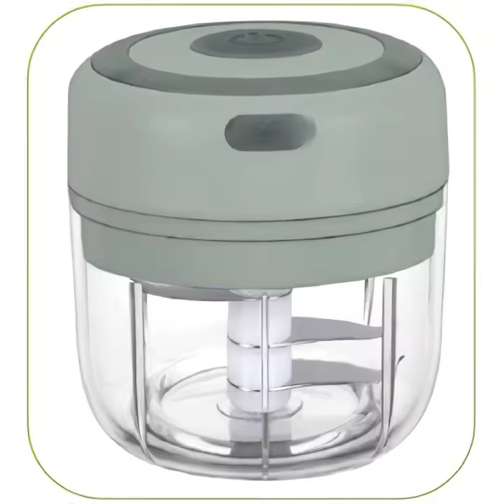 Picadora Compacta USB WISE - 250ml - Resistente al Agua, Cuchillas de Acero Inoxidable y Carga USB, Marca WISE - 1
