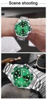 Reloj De Moda Para Hombre Reloj De Pulsera Deportivo Y Negocios Calendario Pantalla Sin Números Material De Acero Inoxidable Resistente Al Agua - details 4