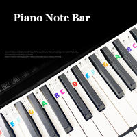 Etiquetas De Teclas De Piano Removibles Para Principiantes Guía Inicial Sin Adhesivo Pegatinas Para Teclado De Piano - details 1