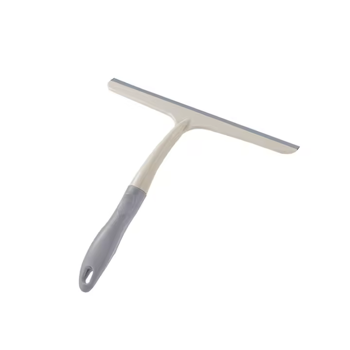 Cepillo De Limpieza Multifuncional De Silicona Para Ventanas Baño Cocina Piso Herramienta De Limpieza De Vidrio Eco-amigable Con Mango De Plástico - 1
