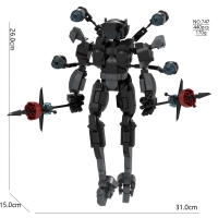 MOC Skibidi Juego De Bloques De Construcción Para Inicio Titan Speakerman Cameraman Tvman Regalos Para Cumpleaños Y Año Nuevo Para Niños - details 7