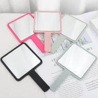 Espejo De Maquillaje Portátil De Vidrio Y Plástico Con Mango Cuadrado Espejo De Vanidad Para Uso Doméstico Y Decoración - details 0