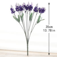 Ramo Artificial De Flores De Lavanda Para Bodas Y Fiestas Románticas Decoración Para Vaso Hogar Y Fondo De Fotografía - details 1