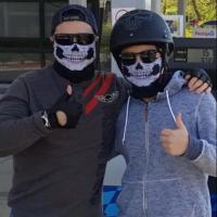 Máscara De Robot Muerto En Halloween Bufanda Disfraz De Joker Headband Balaclavas Para Ciclismo Pesca Esquí Motocicleta - details 2