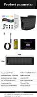 Pantalla De LED Pixel Soft Display Luz Nocturna Programable Con Control Remoto Y App Animación De Texto DIY Ideal Para ADS - details 0