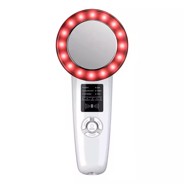 Masajeador Corporal Y Facial 6 En 1 EMS Ultrasound Cavitation Galvanic Infrared Terapia Para El Cuidado De La Piel Del Cuerpo Y La Cara Máquina De Levantamiento Facial - 1