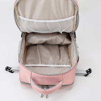 Mochila de viaje repelente al agua para mujer, carga USB para portátil con mochila escolar, con correa de equipaje, informal - details 34